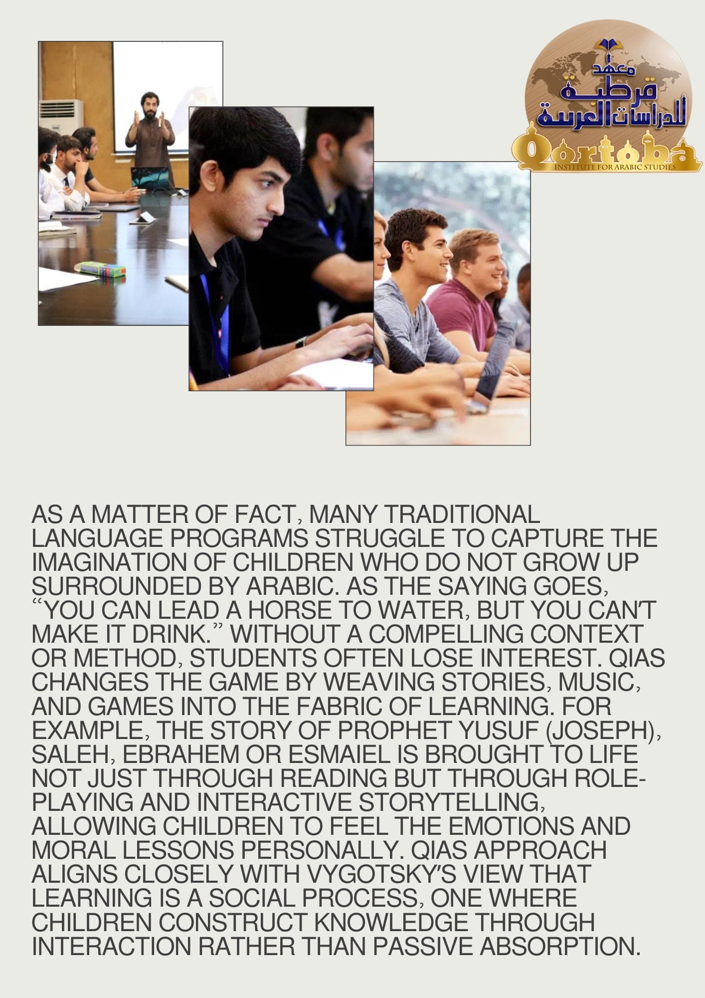 Arabic and the Qur'an to young learners 3