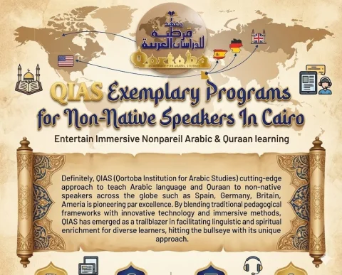 Entertain Immersive Nonpareil Arabic & Quraan learning QIAS Exemplary Programs for Non-Native Speakers In Cairo