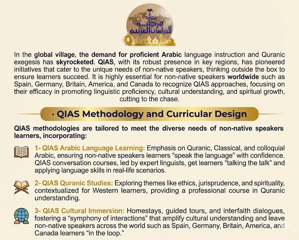Entertain Immersive Nonpareil Arabic & Quraan learning QIAS Exemplary Programs for Non-Native Speakers In Cairo 4