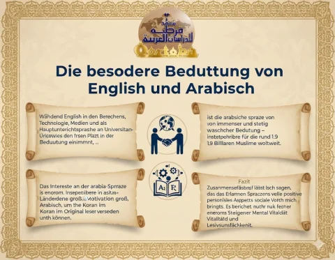 Die besondere Bedeutung von Englisch und Arabisch
