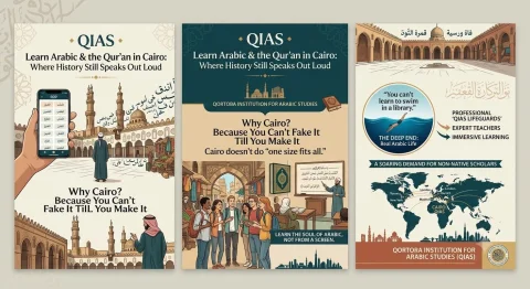 QIAS Learn Arabic & the Qur'an in Cairo: Where History Still Speaks Out Loud
