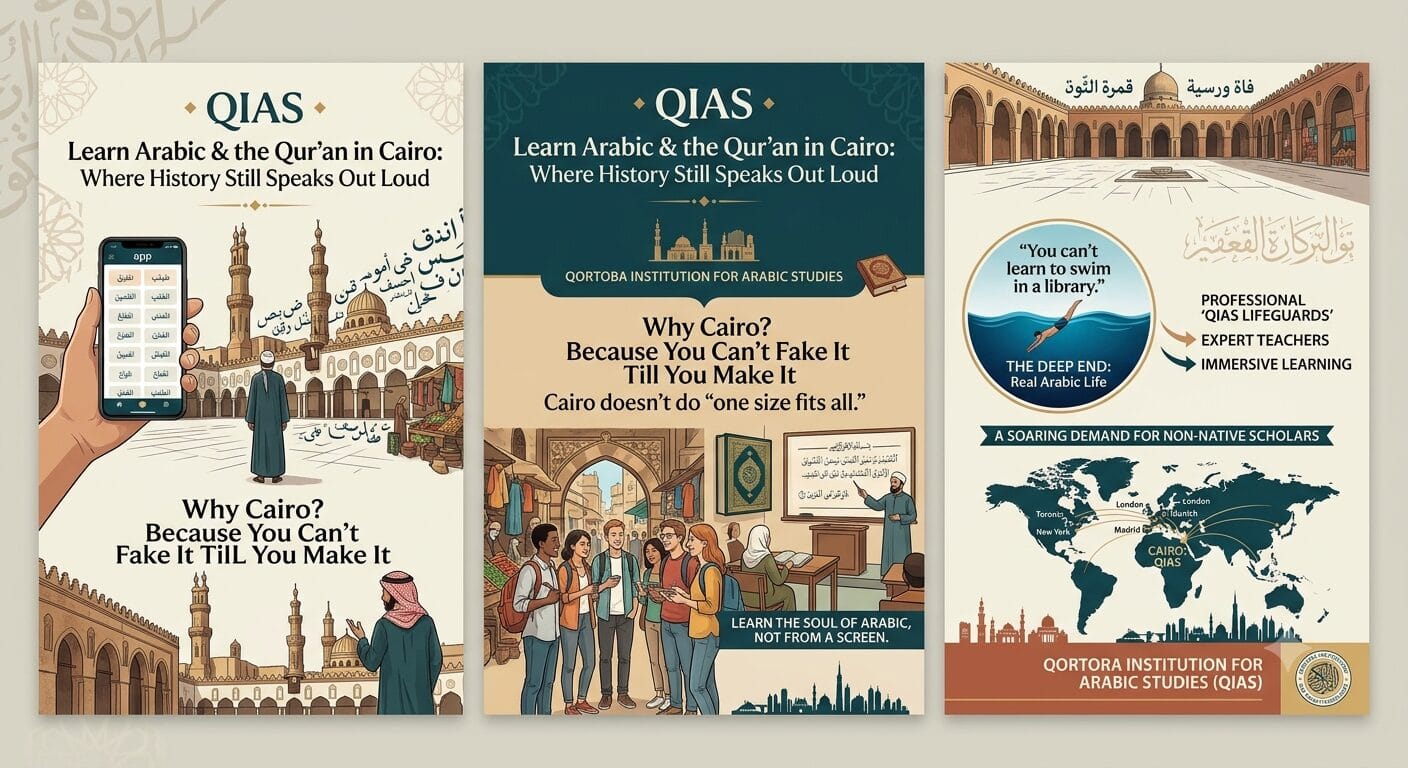 QIAS Learn Arabic & the Qur'an in Cairo : Where History Still Speaks Out Loud 1